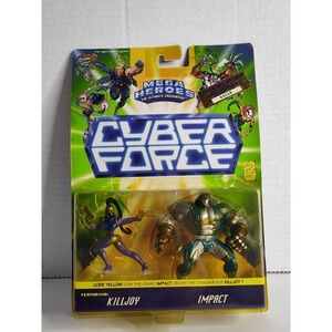 Mega Heroes Cyber Force 1995 action figures - Kill Joy & IMPACT